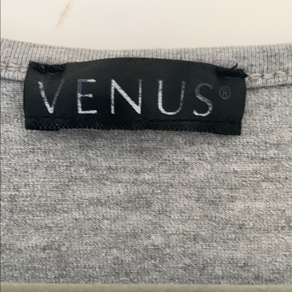 Venus Gray Fitted Short Sleeve T-Shirt - Picture 2 of 8